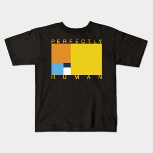 Perfectly Human - Aroace Pride Flag Kids T-Shirt